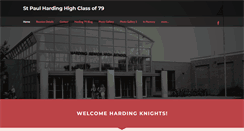 Desktop Screenshot of hardingclassof79reunion.weebly.com