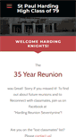 Mobile Screenshot of hardingclassof79reunion.weebly.com