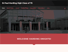 Tablet Screenshot of hardingclassof79reunion.weebly.com