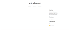 Desktop Screenshot of actrichmond.weebly.com