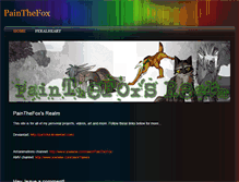 Tablet Screenshot of painthefox.weebly.com