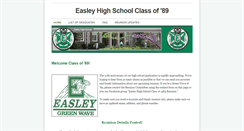 Desktop Screenshot of easleyclassof89.weebly.com