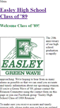 Mobile Screenshot of easleyclassof89.weebly.com