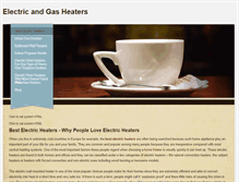 Tablet Screenshot of electricandgasheaters.weebly.com