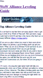 Mobile Screenshot of alliancelevelingguide.weebly.com
