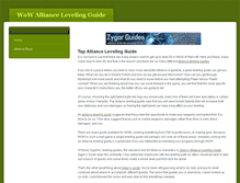 Tablet Screenshot of alliancelevelingguide.weebly.com