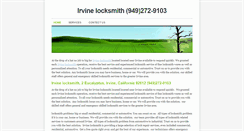 Desktop Screenshot of irvinelocksmith.weebly.com