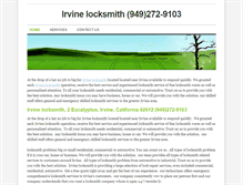 Tablet Screenshot of irvinelocksmith.weebly.com