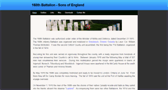 Desktop Screenshot of 168thbattalionsonsofengland.weebly.com