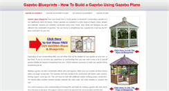 Desktop Screenshot of gazeboblueprintsplans.weebly.com