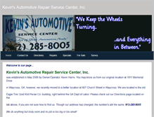 Tablet Screenshot of kevinsautomotiverepair.weebly.com