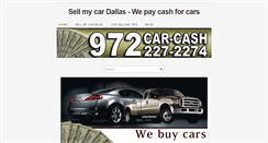 Desktop Screenshot of cashforcarsdallas.weebly.com