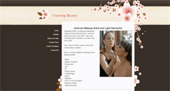 Desktop Screenshot of creatingbeautymakeupartist.weebly.com