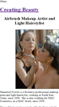 Mobile Screenshot of creatingbeautymakeupartist.weebly.com