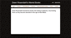 Desktop Screenshot of drosendahlalteredbooks.weebly.com