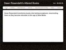 Tablet Screenshot of drosendahlalteredbooks.weebly.com