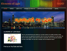 Tablet Screenshot of elementsoflightband.weebly.com