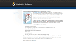 Desktop Screenshot of craigslistsoftware.weebly.com