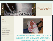 Tablet Screenshot of birthandpostpartumdoulabylilly.weebly.com