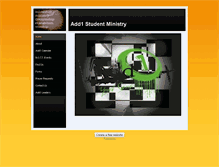 Tablet Screenshot of add1youth.weebly.com