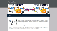 Desktop Screenshot of dailyproxy.weebly.com