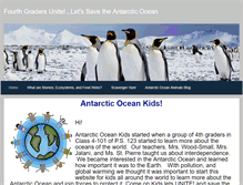 Tablet Screenshot of antarticoceankids.weebly.com