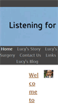 Mobile Screenshot of listeningforlucy.weebly.com