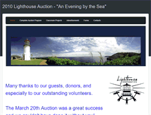 Tablet Screenshot of lighthouseauction.weebly.com