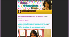 Desktop Screenshot of nadinelustre.weebly.com