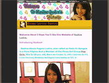 Tablet Screenshot of nadinelustre.weebly.com