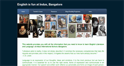 Desktop Screenshot of englishisfunatindusbangalore.weebly.com