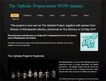 Tablet Screenshot of opheliaflashmob.weebly.com