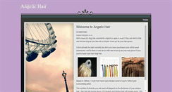 Desktop Screenshot of angelic-hair.weebly.com