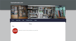 Desktop Screenshot of bestgamesforsale.weebly.com