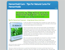 Tablet Screenshot of hemorrhoids-cure.weebly.com