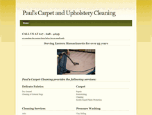 Tablet Screenshot of paulscarpetcleaning.weebly.com
