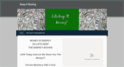 Desktop Screenshot of letskeepitmoving.weebly.com