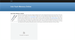 Desktop Screenshot of getusbflashmemory.weebly.com