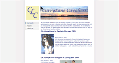 Desktop Screenshot of currylanecavaliers.weebly.com