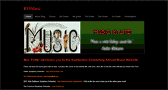 Desktop Screenshot of hespottermusic.weebly.com