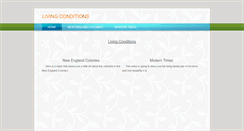 Desktop Screenshot of livingconditionsnew.weebly.com