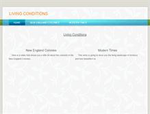 Tablet Screenshot of livingconditionsnew.weebly.com