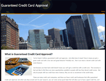 Tablet Screenshot of guaranteedcreditcardapproval.weebly.com