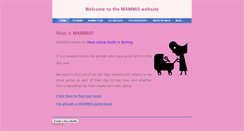 Desktop Screenshot of mammis.weebly.com