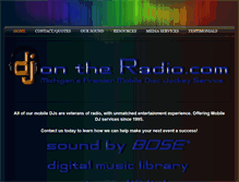 Tablet Screenshot of djontheradio.weebly.com