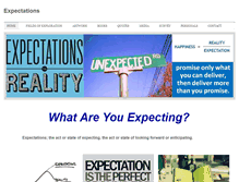 Tablet Screenshot of expectation10p.weebly.com