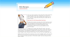 Desktop Screenshot of hcg-recipes.weebly.com