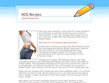 Tablet Screenshot of hcg-recipes.weebly.com