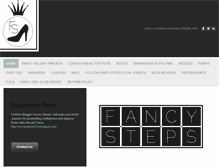 Tablet Screenshot of fancysteps.weebly.com