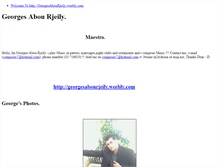 Tablet Screenshot of georgesabourjeily.weebly.com